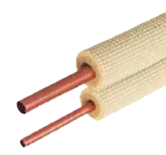 被覆ペアコイル（長さ２０ｍ／保温材１０ｍｍ／１０ｍｍ）
