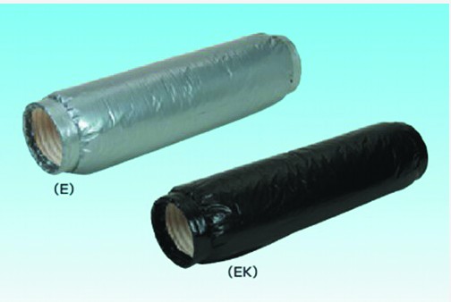 フレキシブルダクトストレート（消音）脱塩ビ